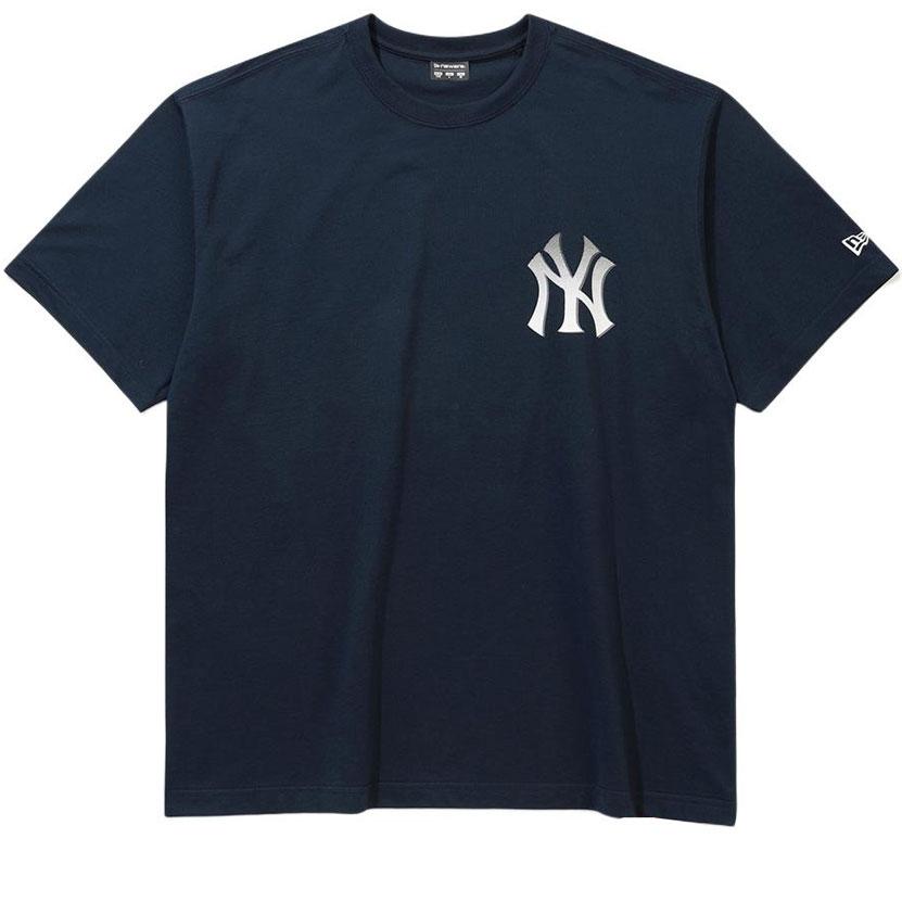 New Era SS26 MLB New York Yankees Halftone T-Shirt Unisex Tops Navy 15147536