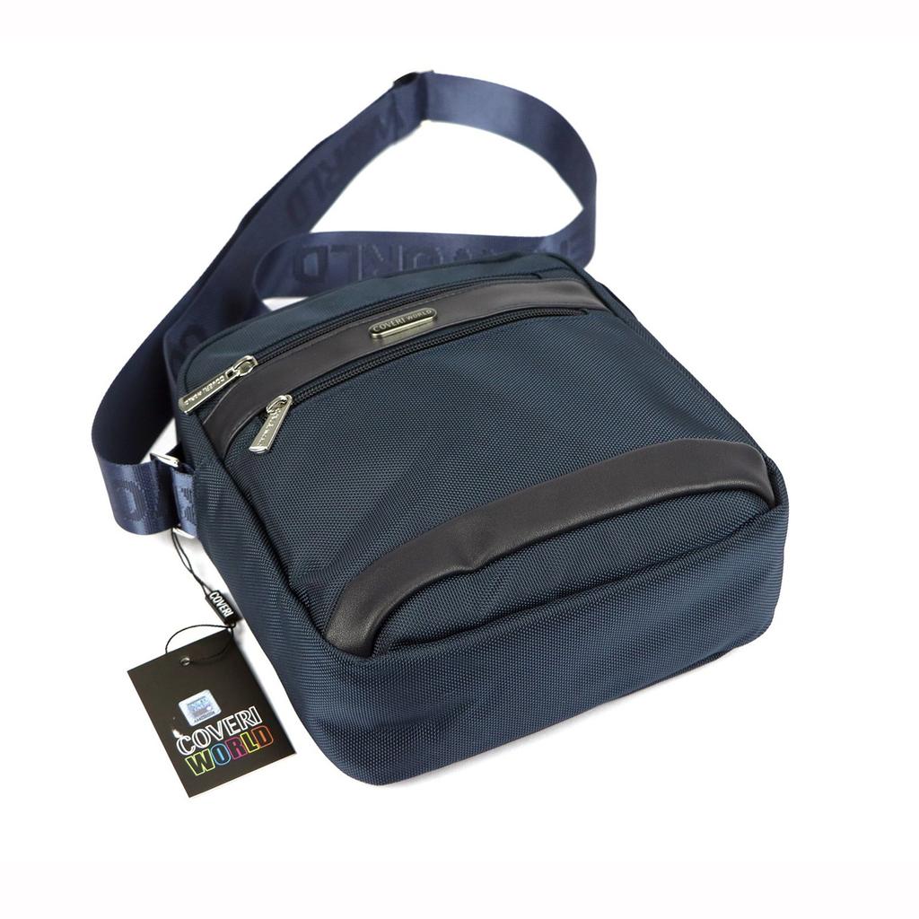 Trwała saszetka męska wykonana z poliestru Coveri World CW6260