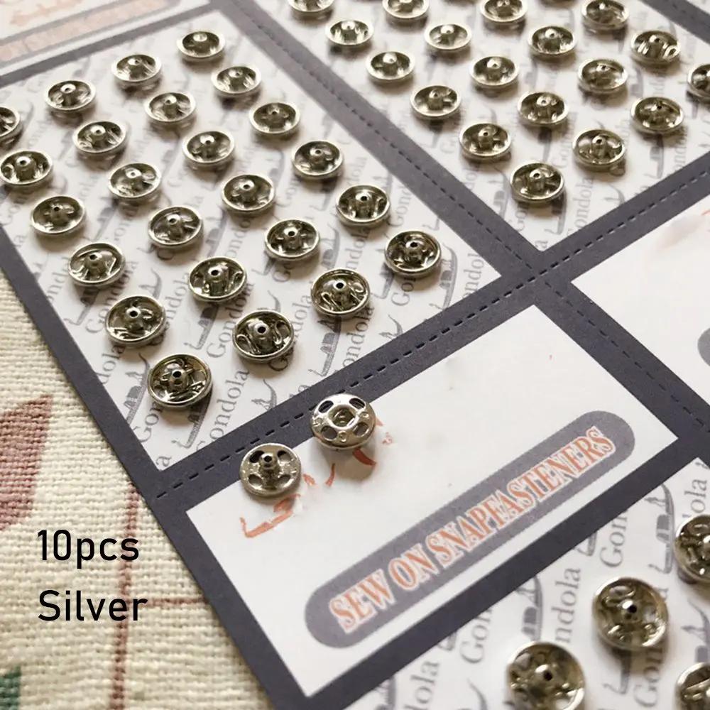 50pcs 3mm/4mm/5mm Handmade Mini Metal Buttons DIY Doll Clothing Sewing Round Buttons DIY Doll Clothes Accessories