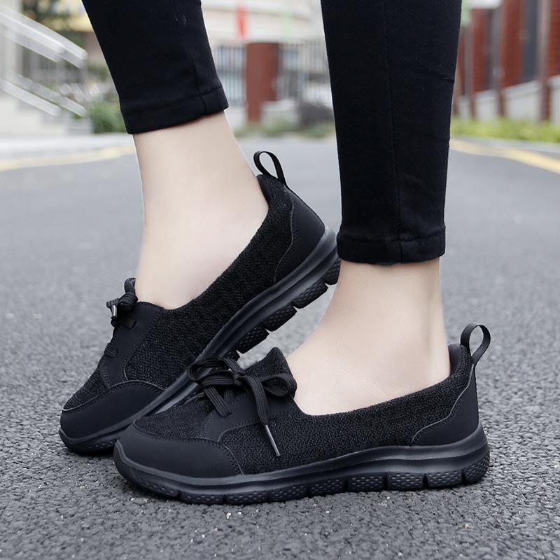 Women’s Summer Casual Outdoor School Student Shoes Lightweight Girls Sneakers Plus Size Slip on Shoes
