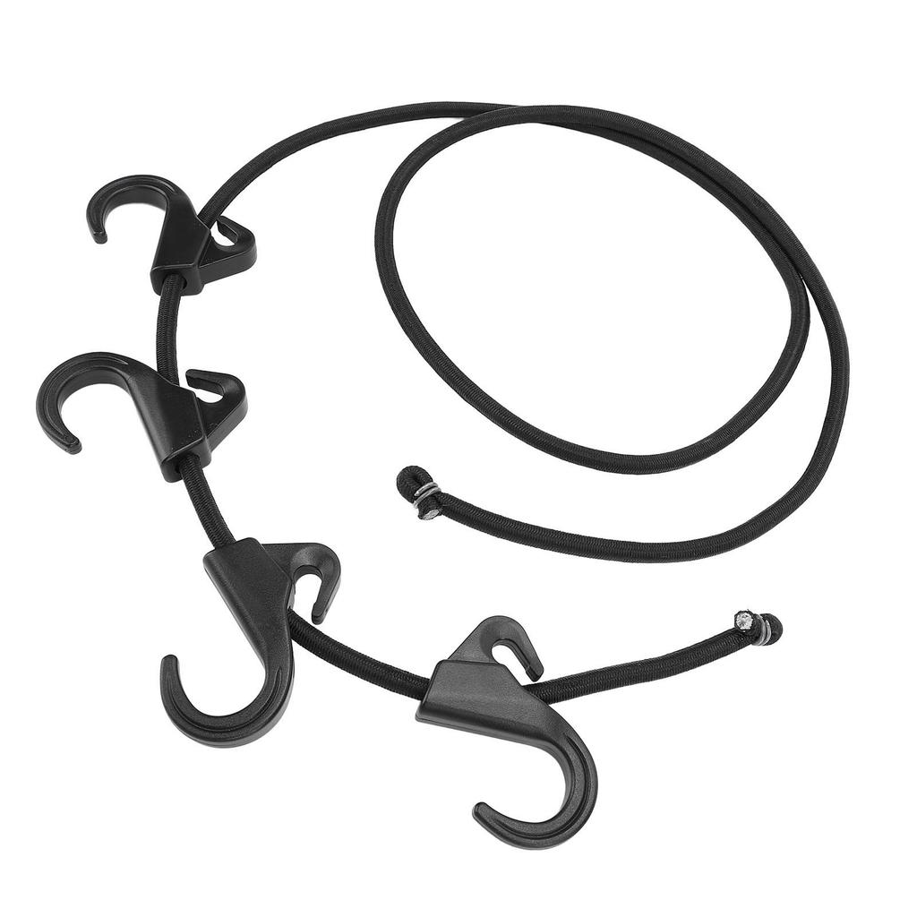 Wagenband mit 4 Haken Gummi Faltwagen Elastisches Seil Strandwagen Ladeband zum Einkaufen