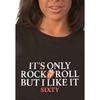 The Rolling Stones Womens/Ladies ItÂ´s Only R&R But I Like It Foil T-Shirt
