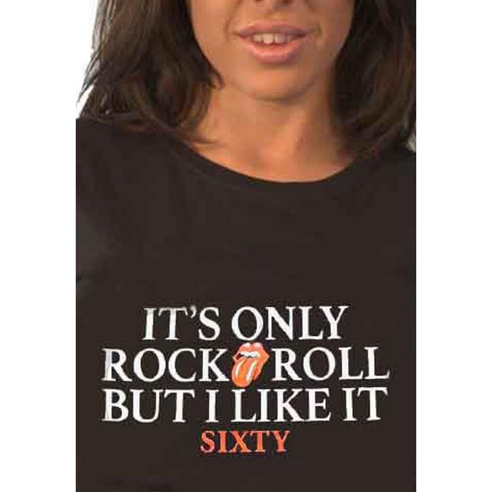 The Rolling Stones Womens/Ladies ItÂ´s Only R&R But I Like It Foil T-Shirt