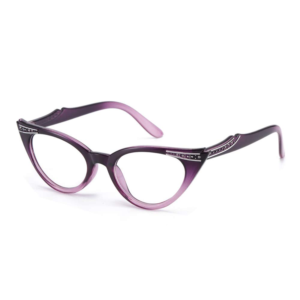 Yellowrock Stylish Senior Glasses for Women Makes You Look 5 Years to [Yellowrock] Four-Color Set - Younger! Prescription +1.0 +3.5 (qs515, +3.5,
