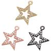 ZHUKOU big/mini crystal star necklace pendant for women DIY handmade necklace jewelry Accessories making findings model: VD651