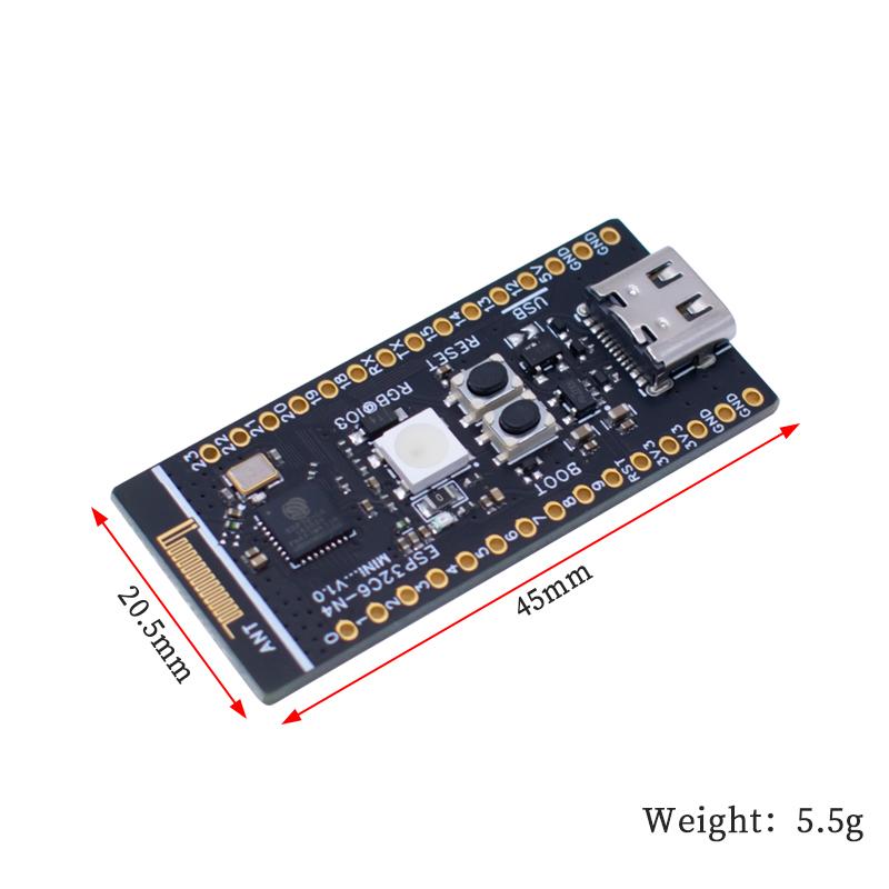 ESP32-C6-MiNi Development Board ESP32C6 Minimum System Board ESP32 Core Board RISC-V Espressif IoT WiFi6 Bluetooth Zigbee