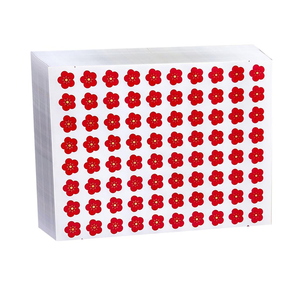 800pcs Reward Stickers Little Red Flowers Reward Stickers Students Self Adhesive Stickers for Kinder
