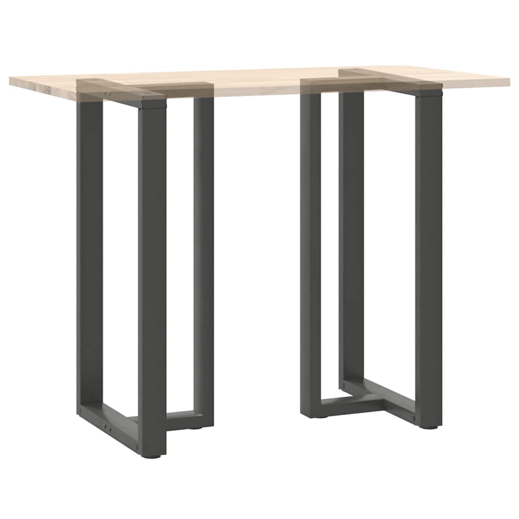 Vidaxl Nogi Do Stołu Barowego, 2 Szt., Antracyt, 60X35X(110-111)Cm
