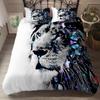 Digital Art Dreamcatcher Wolf Duvet Cover Set Usa King Queen Full Twin Size Uk Single Bed Linen Set