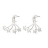 Sliver Moon Culminating Stars Earrings Gold Hanging Stars Ear Studs  Vacation