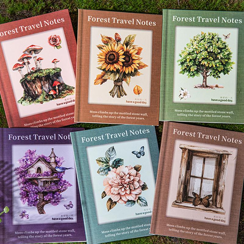 Mr.Paper Forest Journey Series Cute Hard Card Stickers - Decorative Student Supplies Garden Landscaping Themed Handbooks