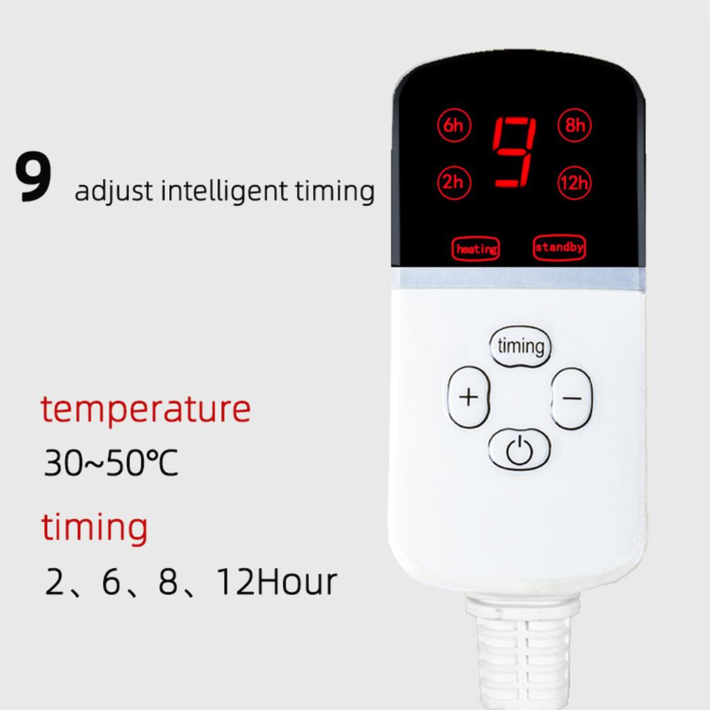 Pet Electric Blanket Water Resistant 9 Mode Temperature Adjustment Chew Resistant Pet Heating Pad