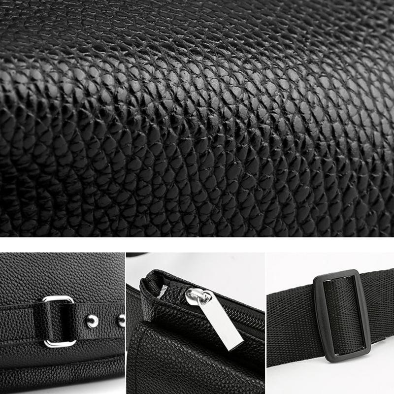 Brand Unisex Single-Shoulder Multi-Function Large-Capacity Waist Bag Men'S Chest Bag Casual Messenger Bag Wallet