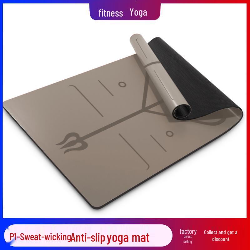 Thick Non-Slip Yoga and Dance Mat with Jump Rope