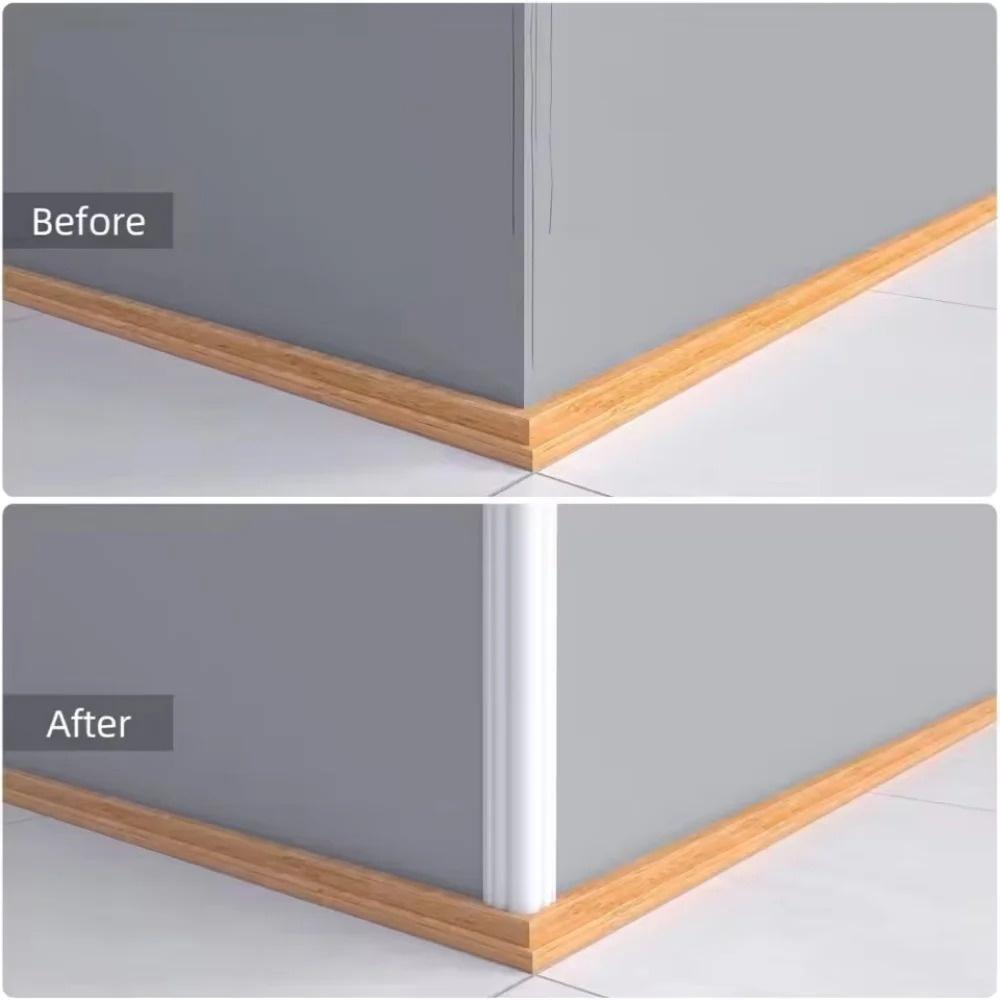 1pc 1mX2cm Home Protection Anti-Collision StripWindow Sill Table Edge Protection Floor Pressure Strip Wall Internal External