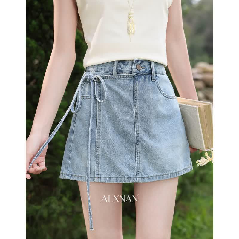 Women s Blue Denim Skirt M