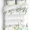 Fiori Selvatici Eucalipto Girasole Pianta Lavanda Set Biancheria da Letto 3 Pezzi per Letto Matrimoniale Tessile per la Casa Copripiumino Coperta Copricuscino