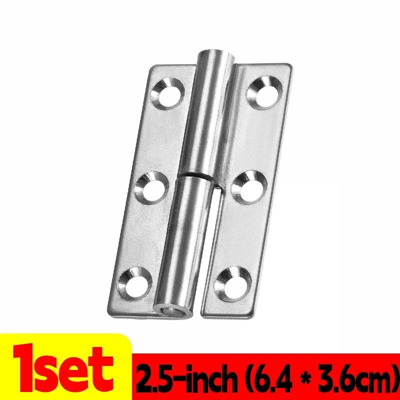 Stainless Steel Hinges Door Connector Universal Furniture Drawer Cabinet Fitting Hinge Detachable Furniture Hardware Accessories