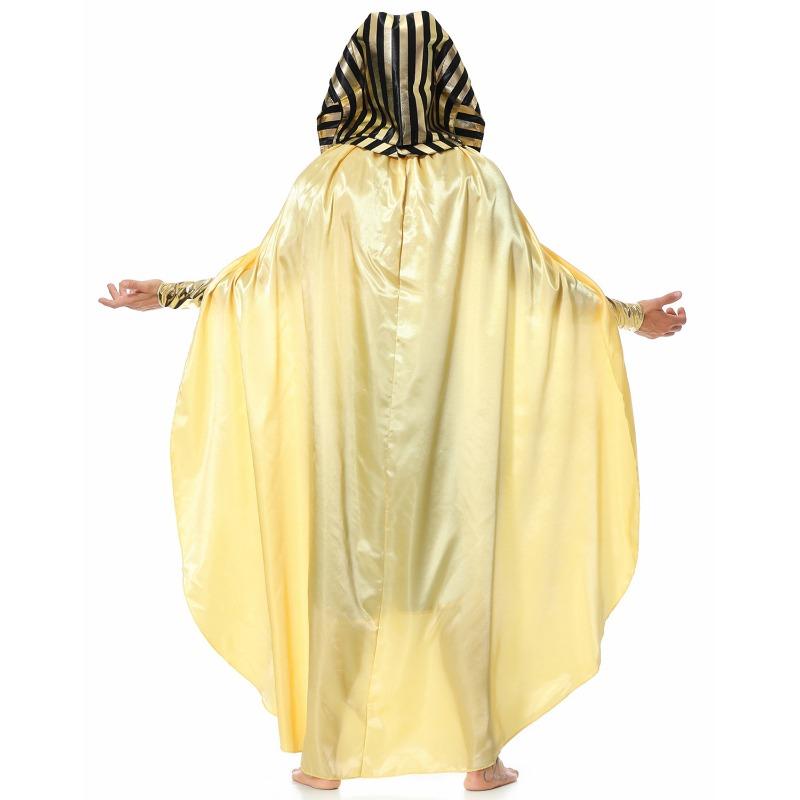 Medieval Pharaoh Costume Halloween King Adult Men's Masquerade Party Game