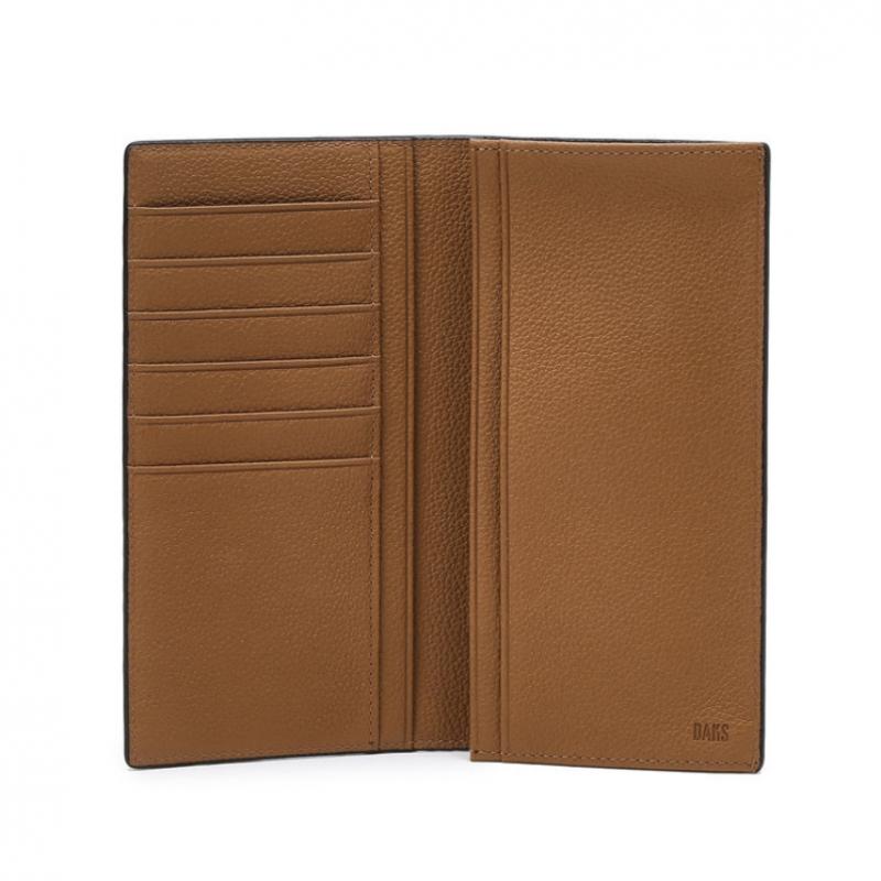 Daks Long Wallet Soft Twotone Cowhide Black Dbwa6e705bk