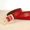 Women'S Vintage Leather Belt, Casual Pin Buckle Belt, Cowhide Women'S Belt