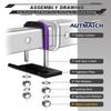 AUTMATCH Hitch Tightener Anti-rattle Clamp, Heavy Duty Hitch Stabilizer for