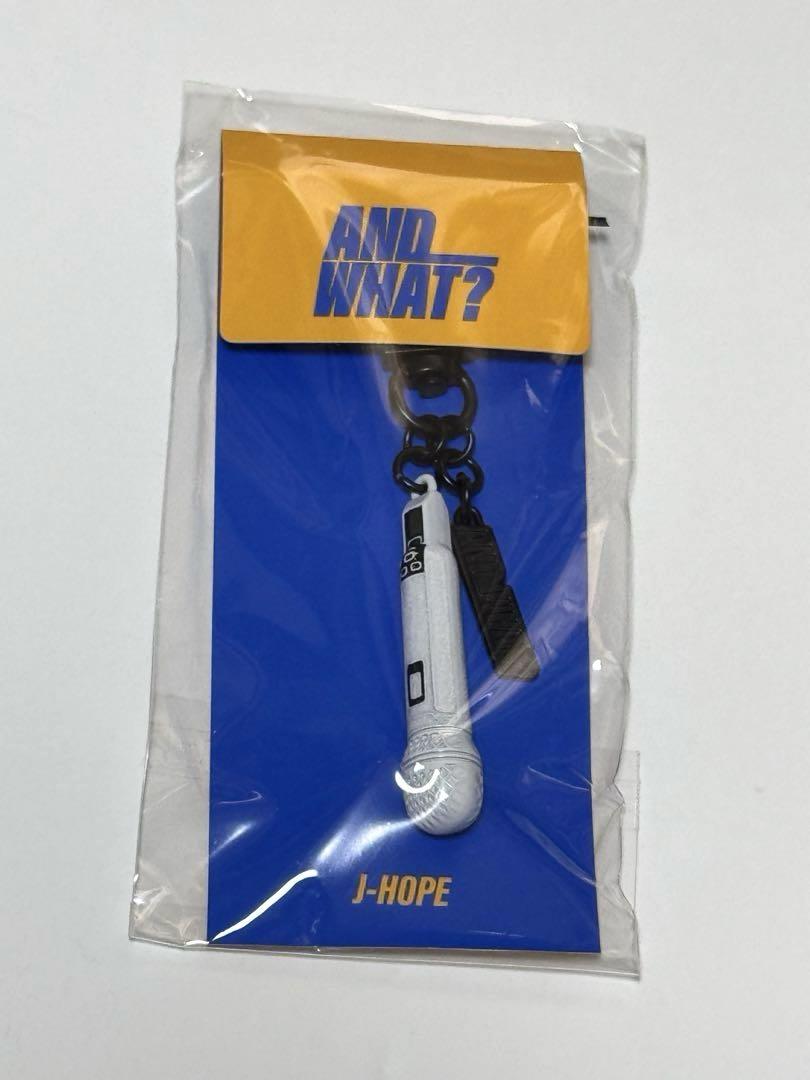 

[USED] Korea Limited JHOPE Exhibition AND_WHAT Microphone Keychain Official