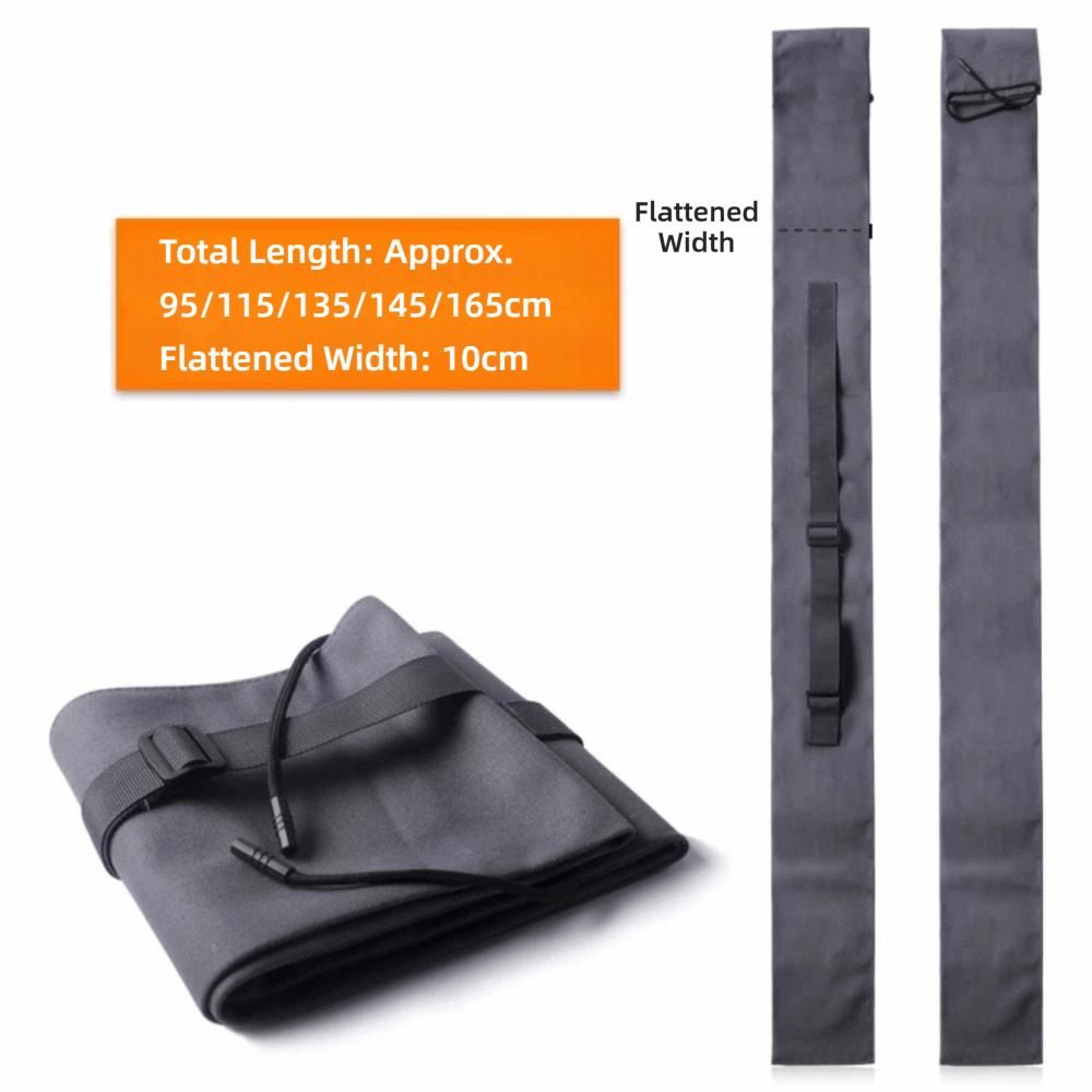 Folding Lure Rod Bag Portable Fishing Rod Protective Cover New Fishing Tackle Storage Bag