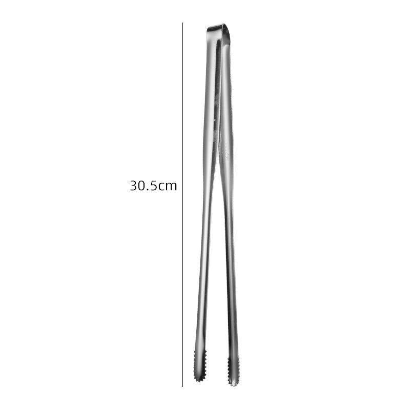 Stainless Steel 304 Grill Tongs Food Clip BBQ Steak Clip Bread Tong Cooking Utensils Party Non-Slip Kitchen Gadgets Accessories