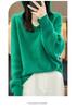 Women's Soft V-neck Sweater - 2026 Autumn/Winter Loose Knit Long Sleeve Pullover Top