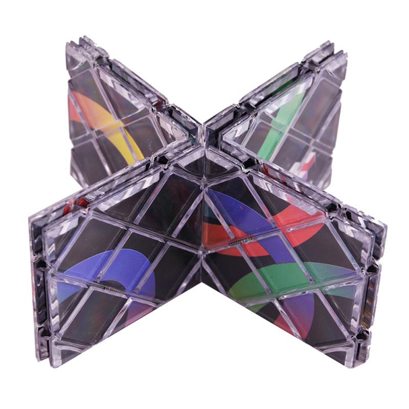Twisty Cubo Cube Classic Toys Cube Puzzle Lingao 8 Panels Folding Puzzle Cubes