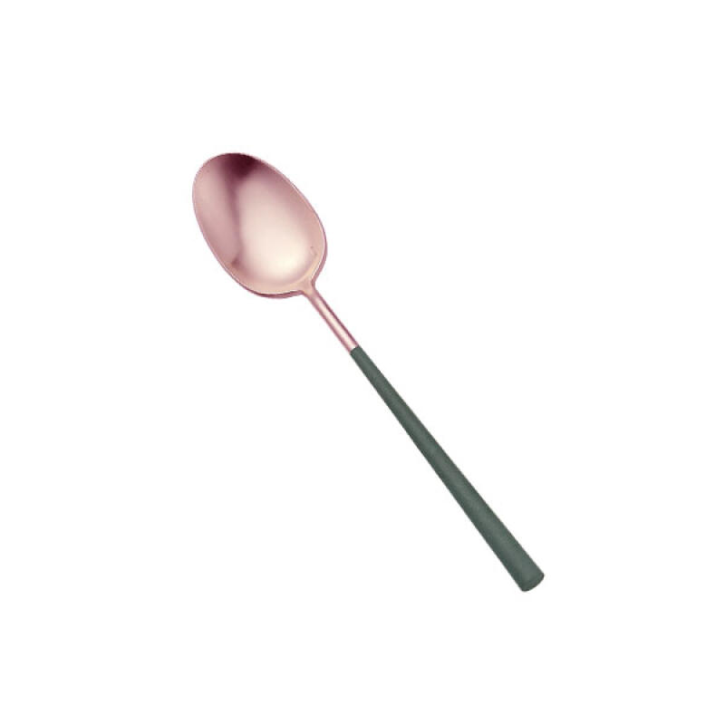 [belo inox] Neo Emerald Rose Gold Teaspoon Oval