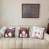 Cat Girl Cute N-Nekopara Chocola cushion For Bedroom Car Coffee Shop Room Soft and Living Room Sofa Decorative Pillow Cover Case