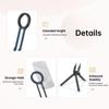 Carabiner-Mounted Phone Tripod Strong Adsorption Phone Handle Magnetic Phone Holder  Livestreaming