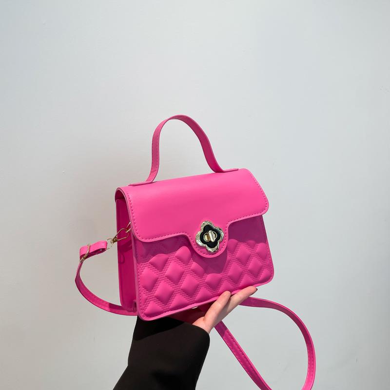 Small Bag Women's Bag Niche 2025 New Trendy Fashion Foreign Texture Handbag Versatile Shoulder Messenger Bag Diamond Grid