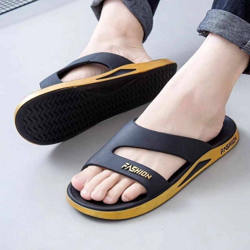 Sports Slippers Men Wear New Summer Bathroom Non-slip Cool Slippers Bath Indoor Fashion Deodorant