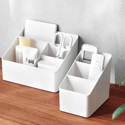 Trapezový držák na tužky a ovladače: Stolní organizér na kancelářské potřeby a štětce na make-up