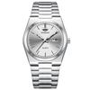 Fashion Calendar Men's Watch Steel Belt Non-Mechanical Business Life Waterproof Quartz Watch