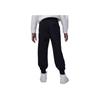 Jordan Sneaker School Patch Letter Number Print Lace-Up Casual Cuffed Knit Sports Pants Kids Bottoms Black HF2142-010