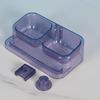 Double Bowl Hanging Bird Food Bowl Splash Proof Bird Feeding Water Box  Pet Supplies