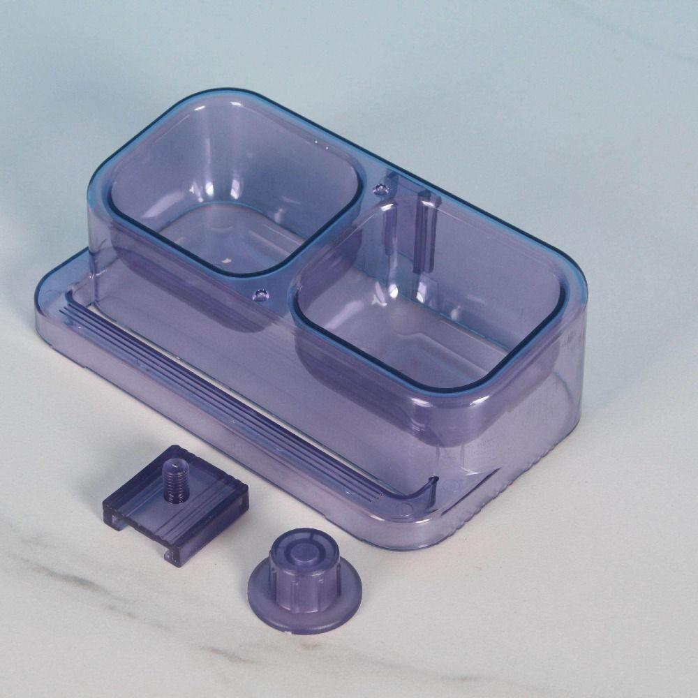 Double Bowl Hanging Bird Food Bowl Splash Proof Bird Feeding Water Box  Pet Supplies