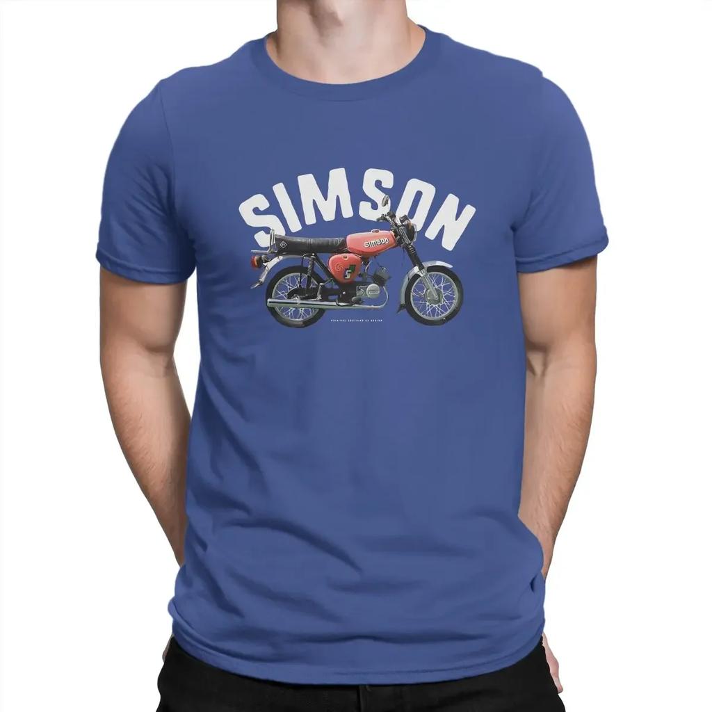 T-shirt Unisex Simson S51 Elektronik V4 Simson Girocollo Manica Corta 100% Cotone T-shirt Umorismo Alta Qualità Idea Regalo Peso Elevato