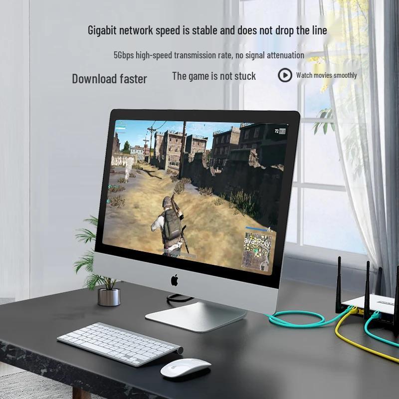 SAMZHE Cat6 Gigabit Unshielded Ethernet Patch Cable