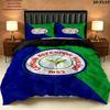 Caykur Rizespor Pattern Bedding uilt Set uilt Cover Pillowcase Home Decoration Birthday Gift (1 * duvet cover + 2 * pillowcase without core)