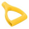 Shovel Handles D Type 32mm ID Plastic Quick Installation Snow Shovel Handle for Digging Raking Tool Yellow
