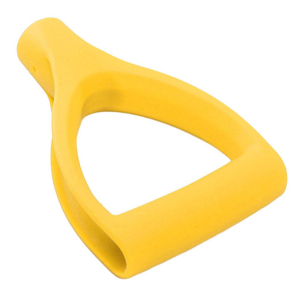 Shovel Handles D Type 32mm ID Plastic Quick Installation Snow Shovel Handle for Digging Raking Tool Yellow