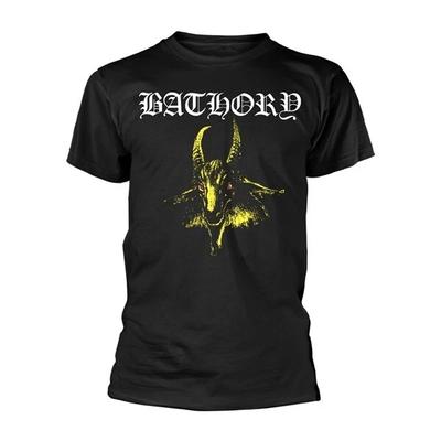 BATHORY GEIT (GEEL) T-shirt, Voor- en Achterkant Print