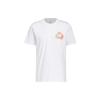 T Shirts Men's White Crew Neck Moderate Straight Fit IC8107