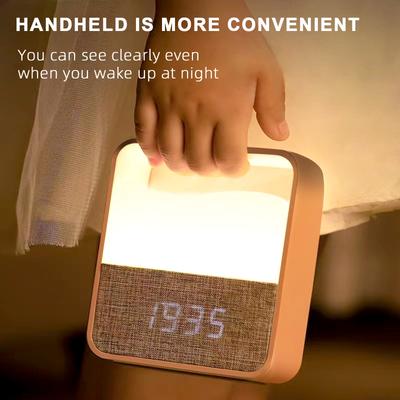 LED Night Light Bedside Rechargeable Desk Lamp Bedroom Baby Feeding Eye Protection Sleep Children's Room Lights Table Lamp