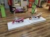 Wooden Clothing Store Display Stand - Model Runway & Wedding Dress Platform